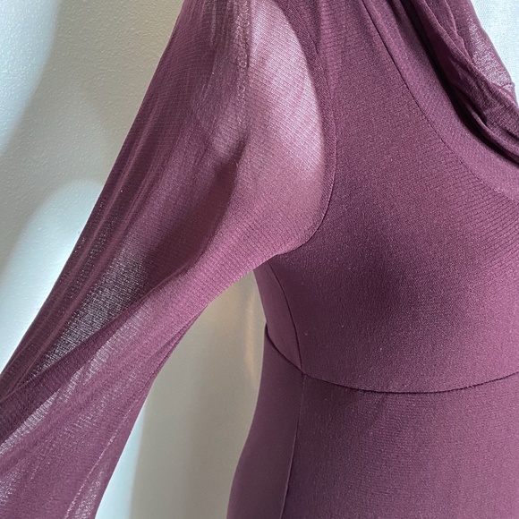 Anthropologie Weston Wear Burgundy Midi Dress - Picture 4 of 8